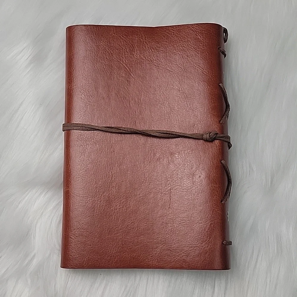 Nautical NeW Faux Leather Compass Rose Embossed Refillable Paper Diary Notepad‎
